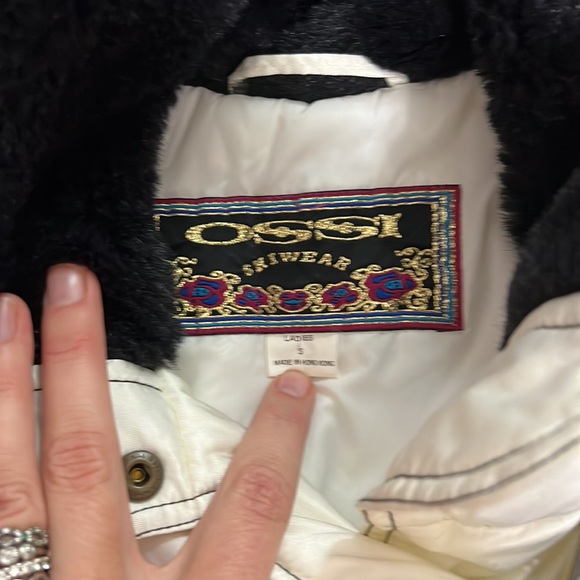 Vintage black and white Ossi ski coat - Picture 8 of 8